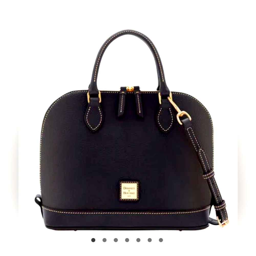 Dooney & Bourke Pebble Grain Zip Zip Satchel